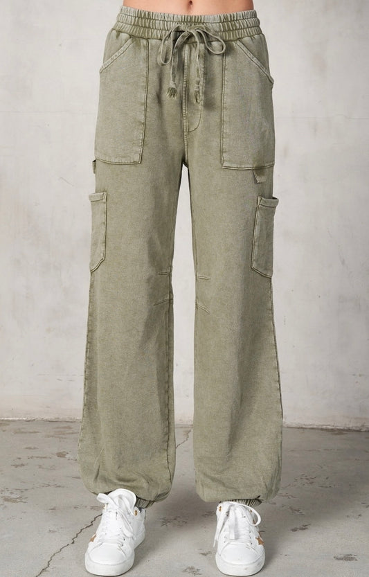 Terry Cargo Sweatpants