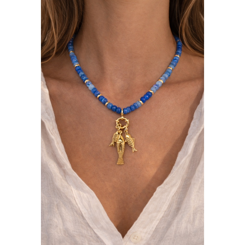 Beaded Fish Necklace