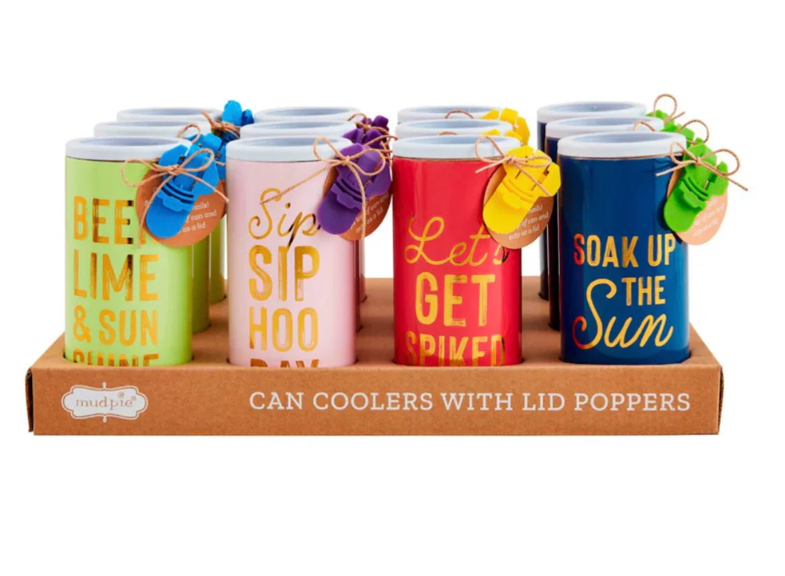 Can Cooler & Top Popper Set