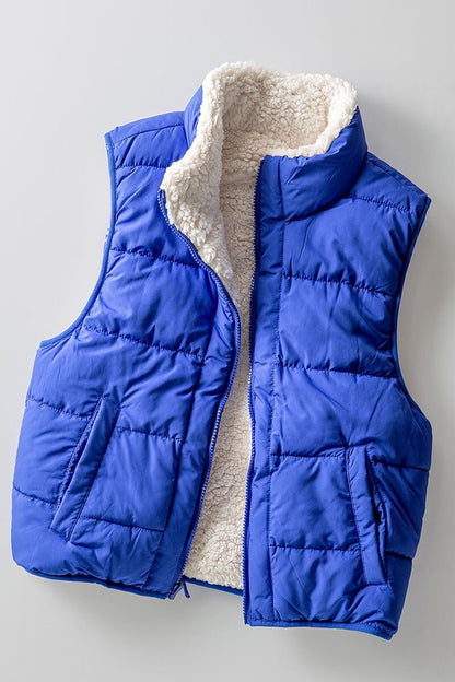 Mix Up Puffer Vest