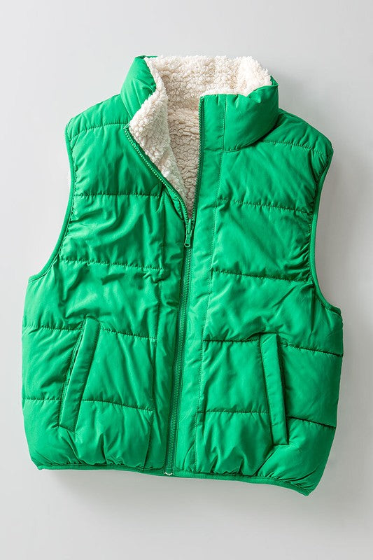 Mix Up Puffer Vest
