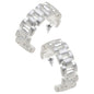 Carter Watchband Hoop Earrings