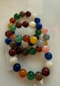 Multi-Colored Resin Beaded Bracelet