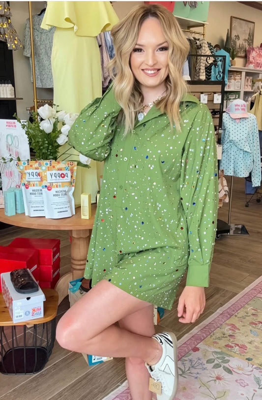 Kyleigh Rhinestone Romper