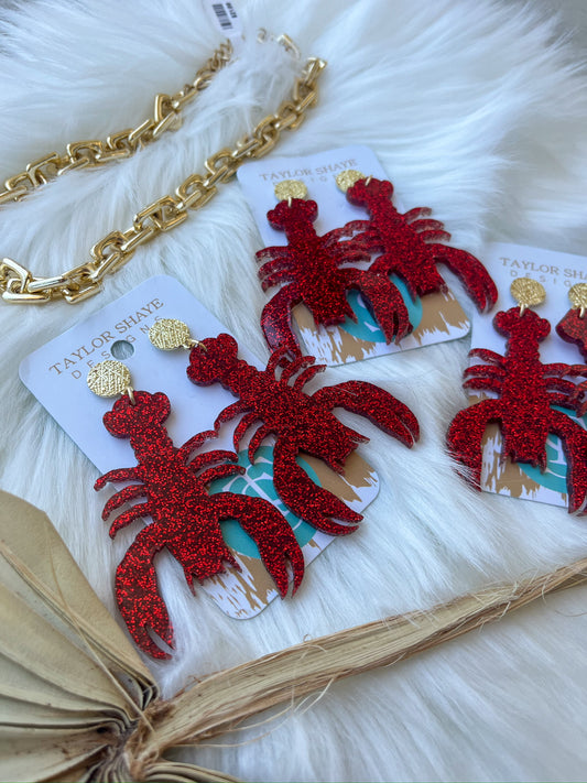 Crawfish Earrings