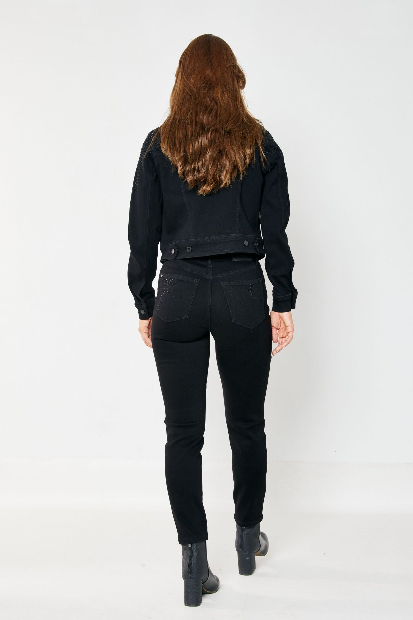Kelsey Rhinestone Slim Cut Jeans