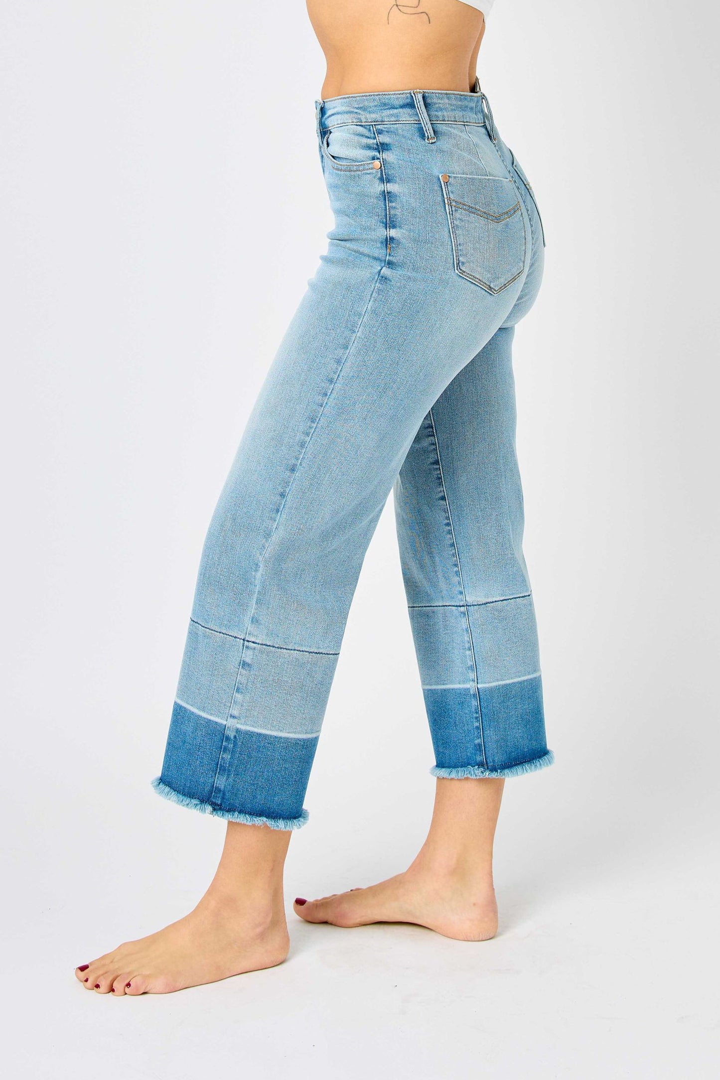 Aubree High Waisted Crop Jeans