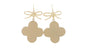 Gold Bow Earrings