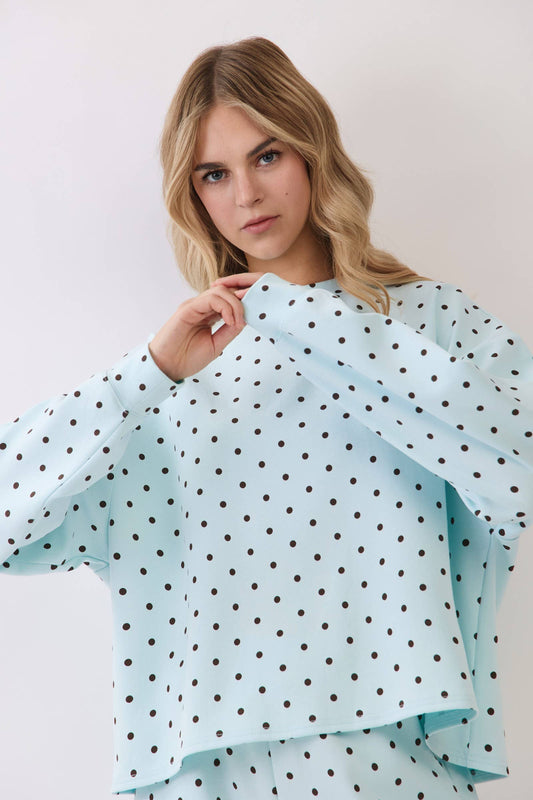Polka Dot Dream Lounge Sweatshirt