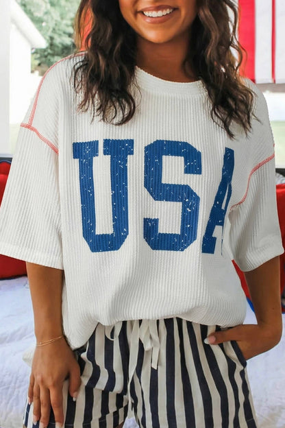 USA Graphic Top