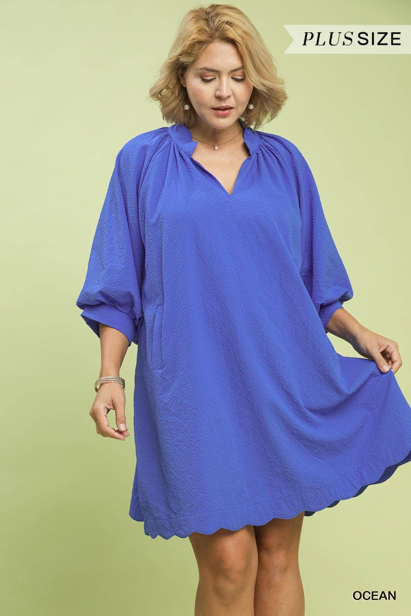 Tory Textured Pocket Mini Dress