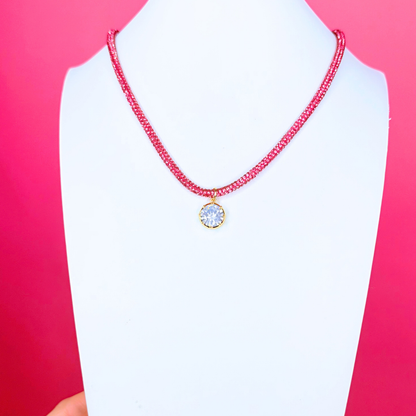 Glitter Rope Necklace