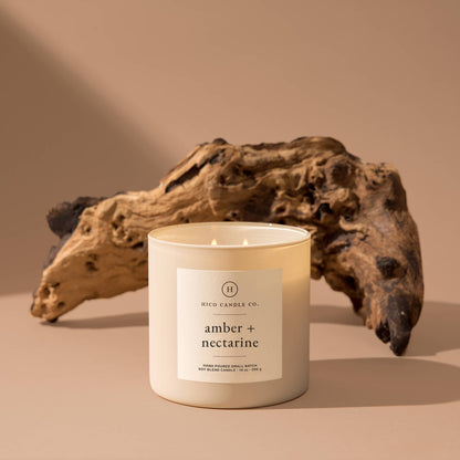 Amber + Nectarine - 14oz. Candle