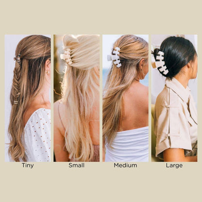Classic Hair Clip | Tiny | Blonde Tortoise