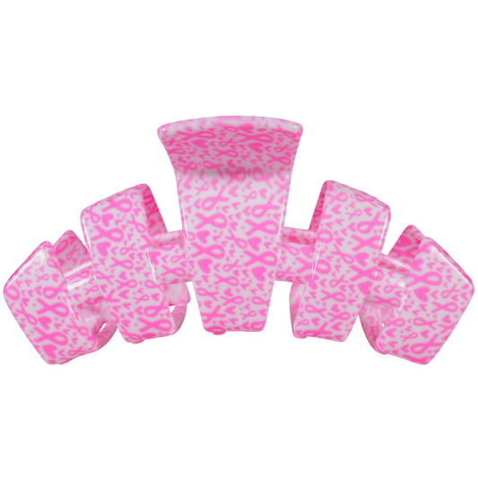 Classic | Breast Cancer Awareness | Large | Claw Clip