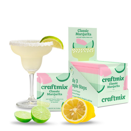 Classic Margarita Cocktail / Mocktail Mixer - 24ct Caddy