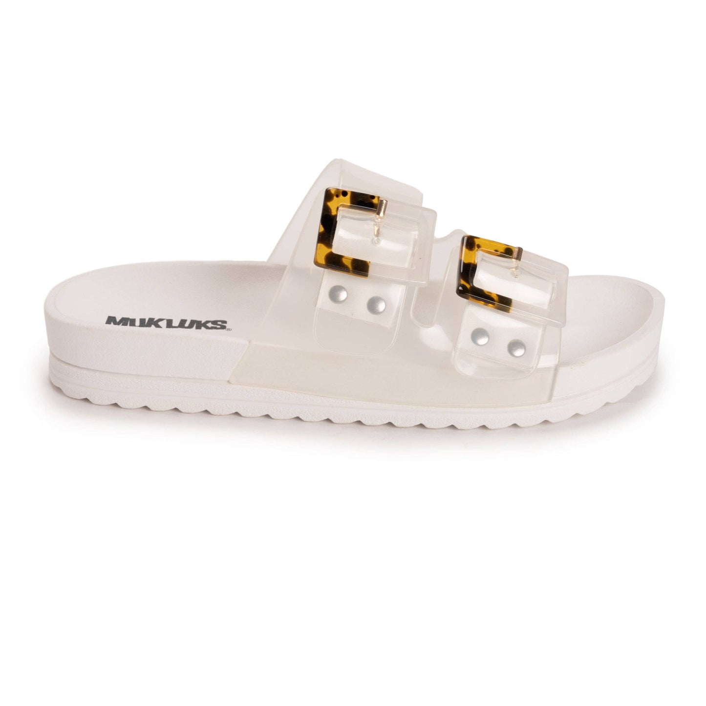 Muk Luks Women's Grand Cayman Lucite Sandal