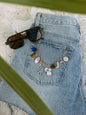 Golden rule charm necklace
