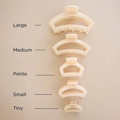 Open | Almond Beige | Petite Claw Clip