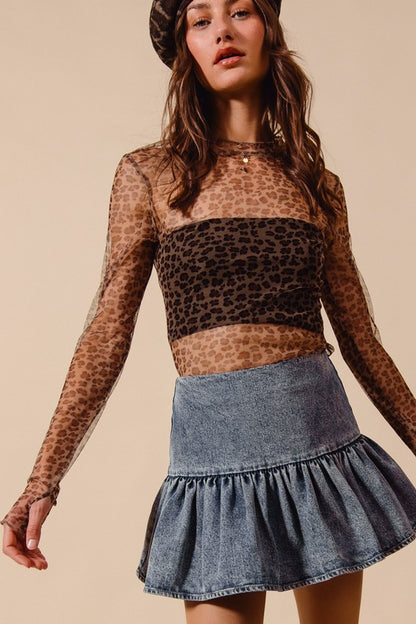 Phoebe Mesh Top