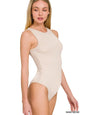 EMMA BOAT NECK SLEEVELESS BODYSUIT