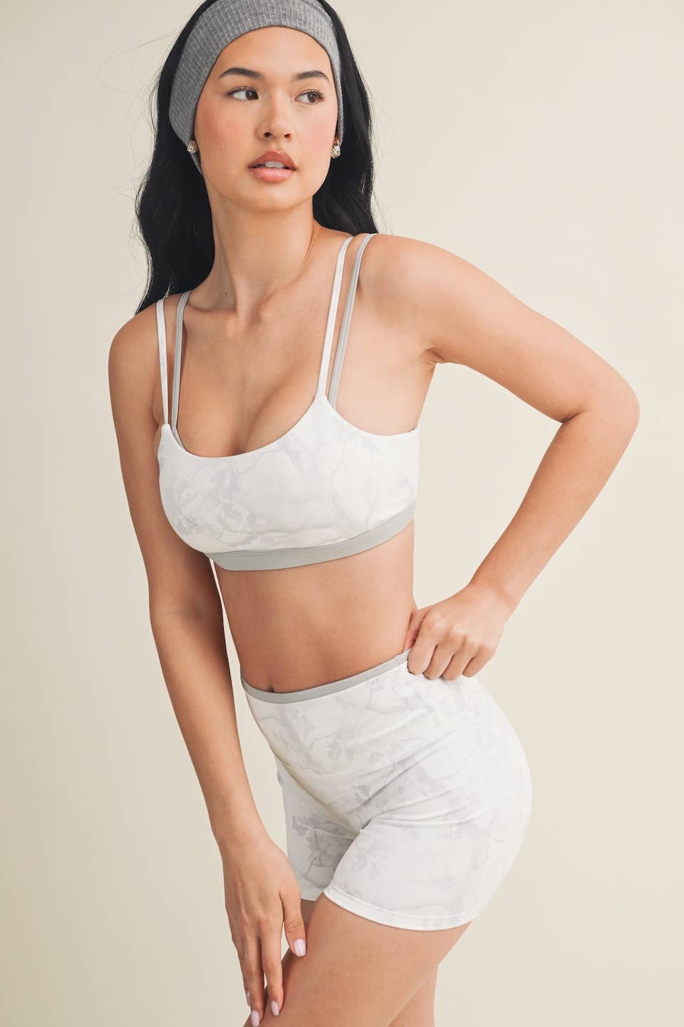 Camo Print Double Layered Sports Bra
