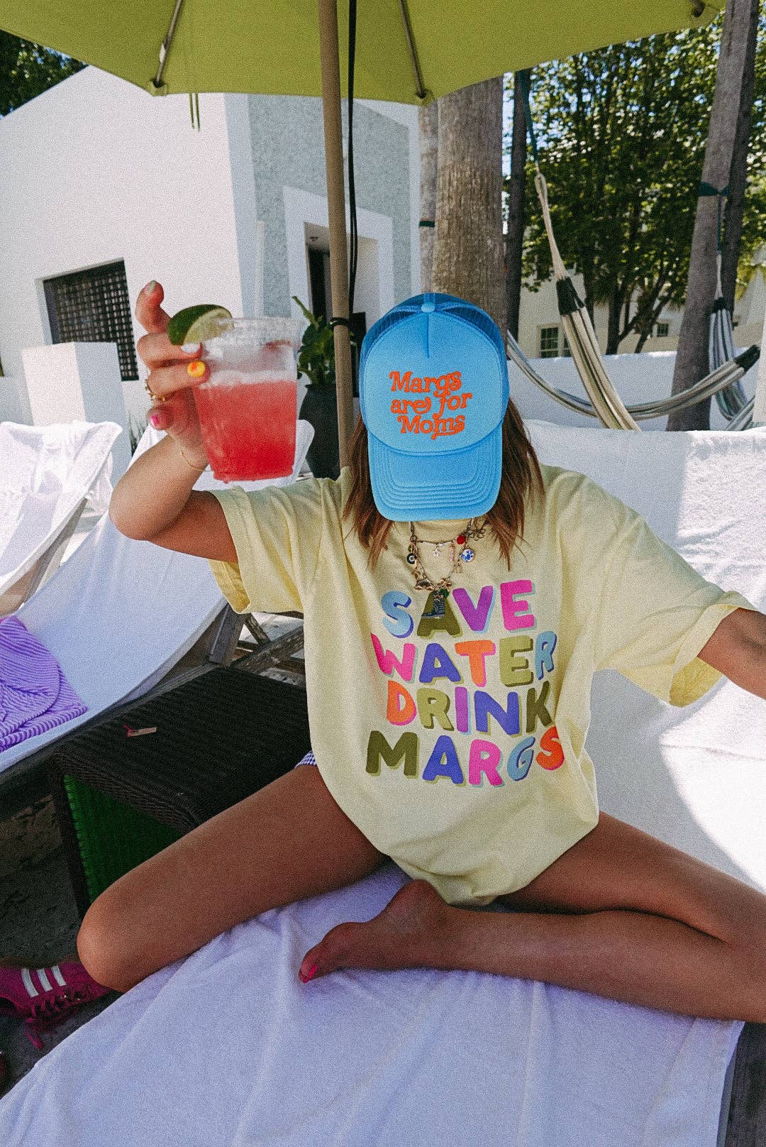 Save water drink margs graphic tee