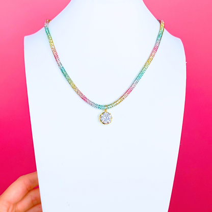 Glitter Rope Necklace