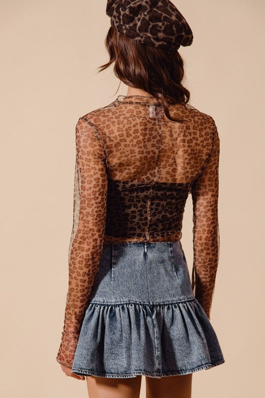 Phoebe Mesh Top