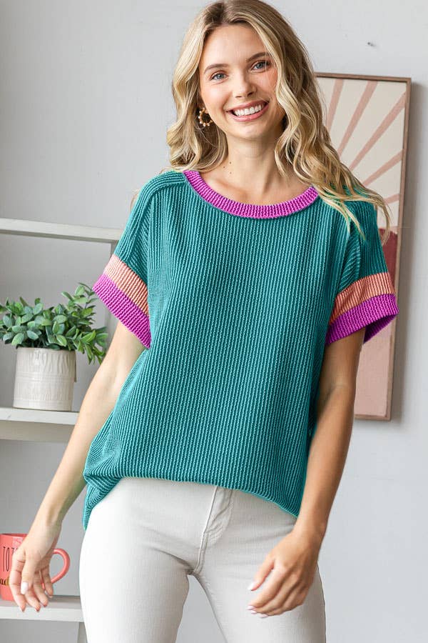 Block Top Ribbed