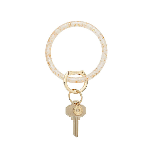 Resin Big O® Bracelet Keychain – 24 Karat Gold