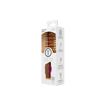 Mini Vented Hair Brush - Mulberry