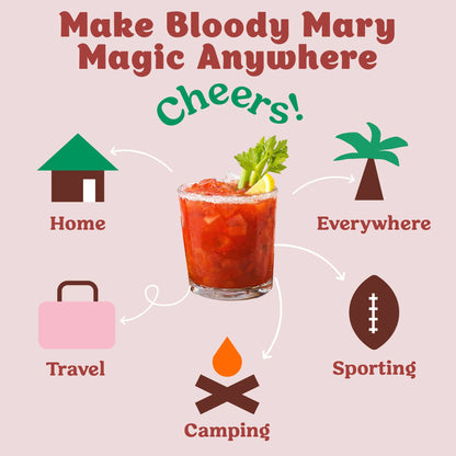 Bloody Mary Cocktail/Mocktail Mixer - 24ct Caddy