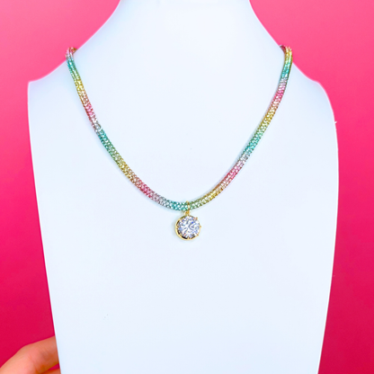 Glitter Rope Necklace