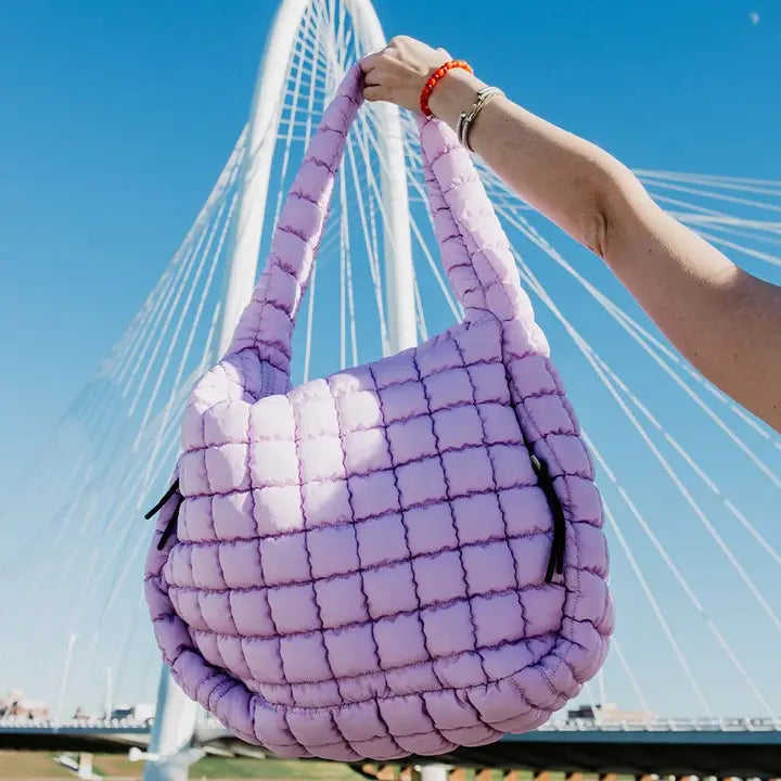 X- Large Quilted Puffer Tote
