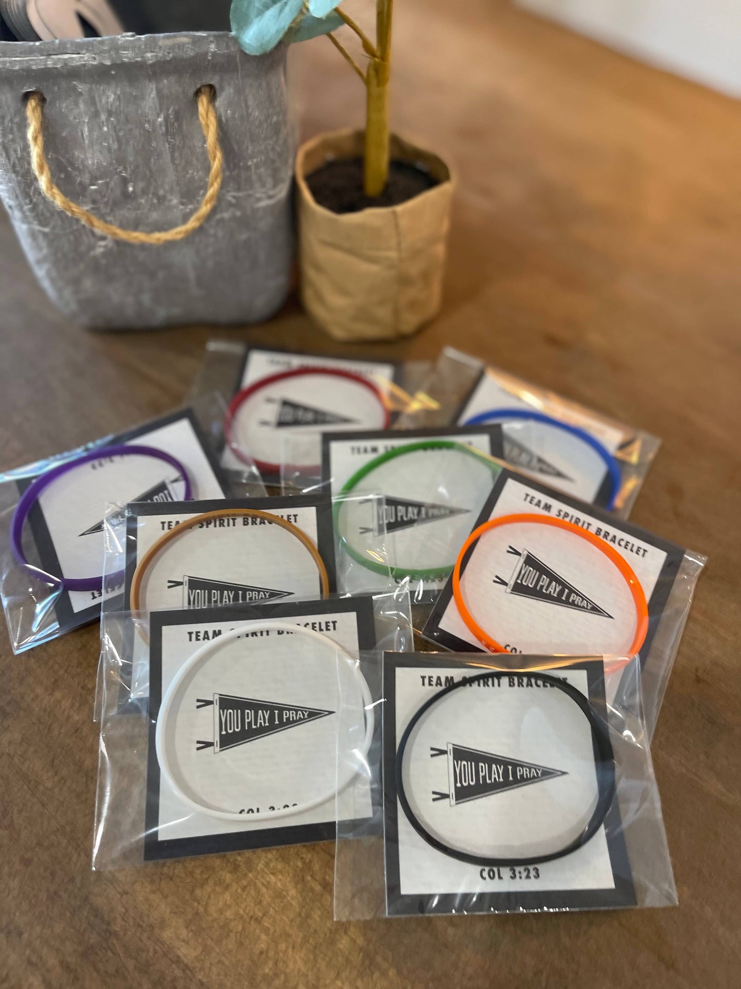  Team Spirit Bracelets | Christian Gameday Gift |