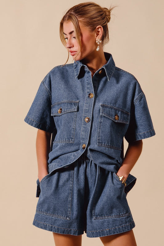 Here For The Denim Set