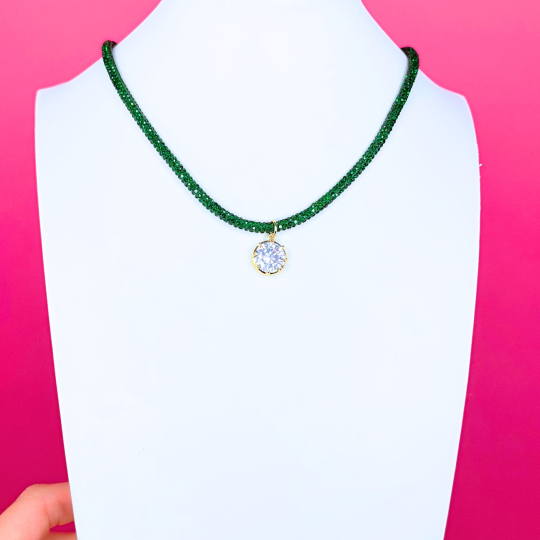 Glitter Rope Necklace