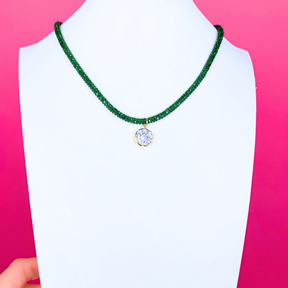 Glitter Rope Necklace