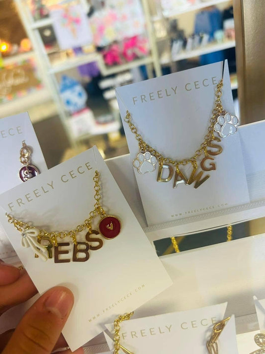 Game Day Godley Trendy Charm Necklaces 