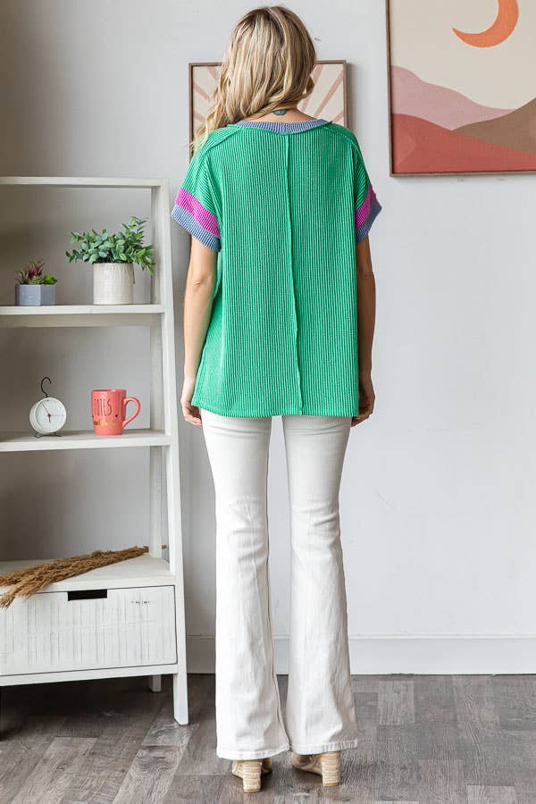 Block Top Ribbed