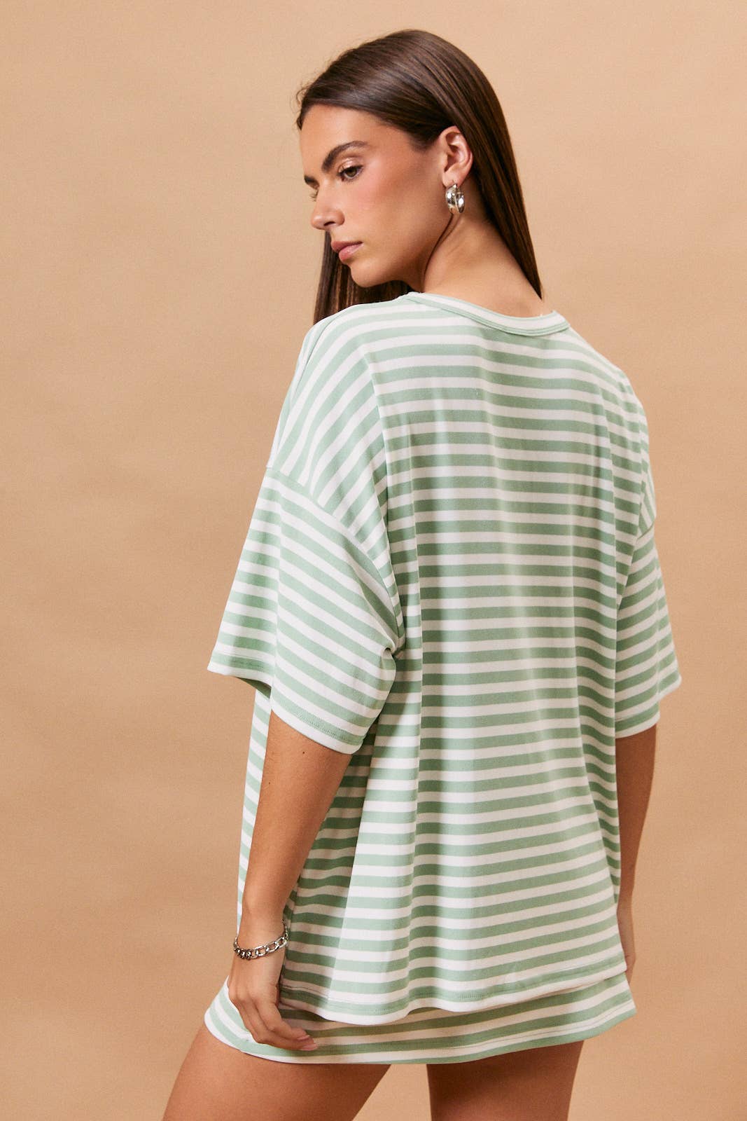 Madison OVERSIZED STRIPE T-SHIRT