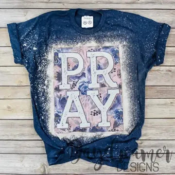 FLORAL PRAY TEE
