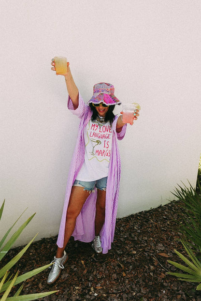 My love language is margs graphic tee