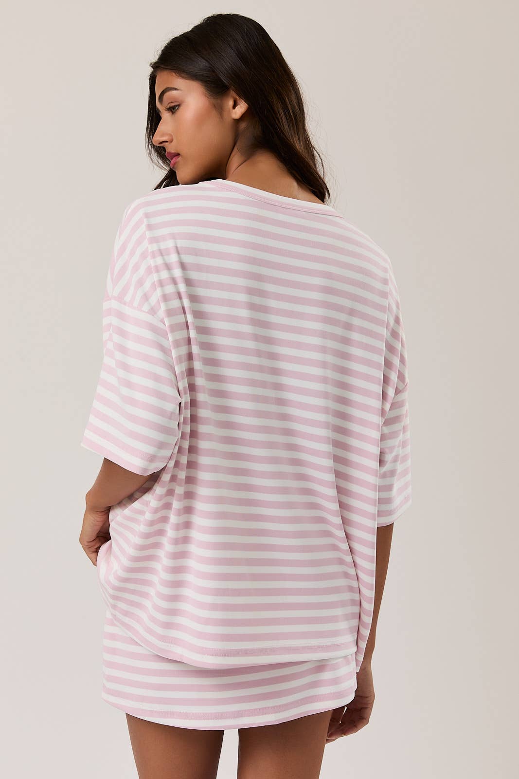 Madison OVERSIZED STRIPE T-SHIRT