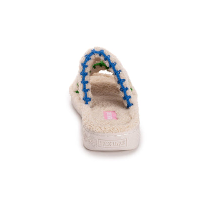 MUK LUKS Women's Ribbed Terry Slide Comfort Contour Slipper