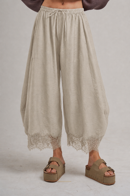 CECE FLOWY WIDE BALLOON LEG PANTS