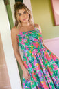 Lily Poplin Floral Print Smocked Maxi Dress - Preorders