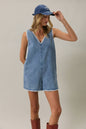BRIAR DENIM ROMPER