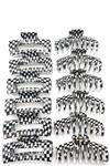 Checker Claw Hair Clips
